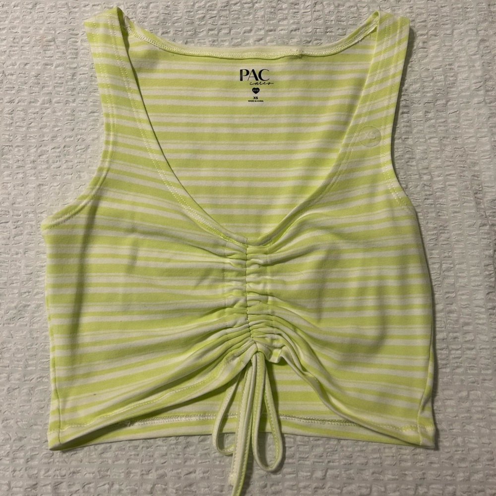pacsun neon crop top